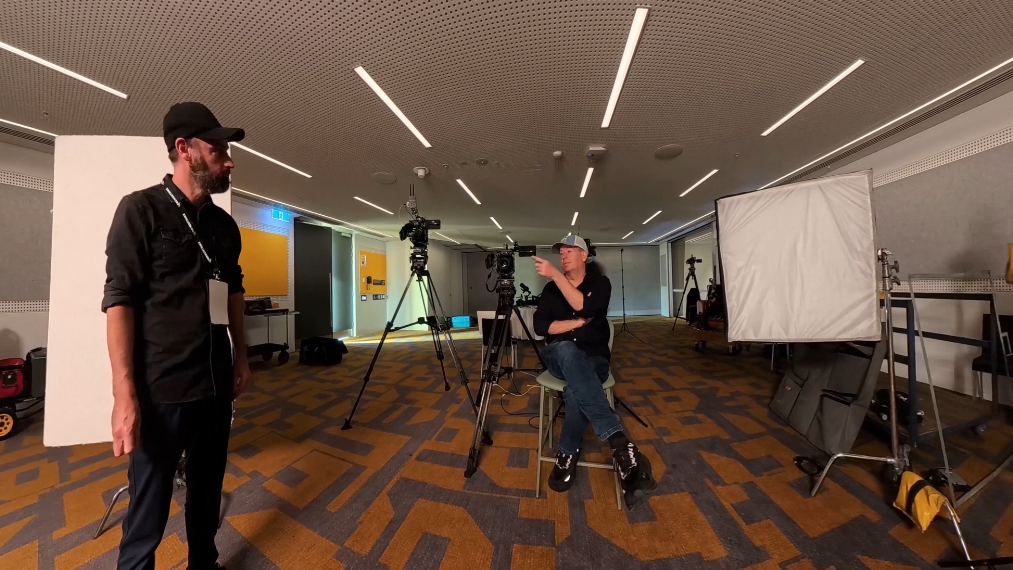 Paul directing at CrowdStrike Sydney