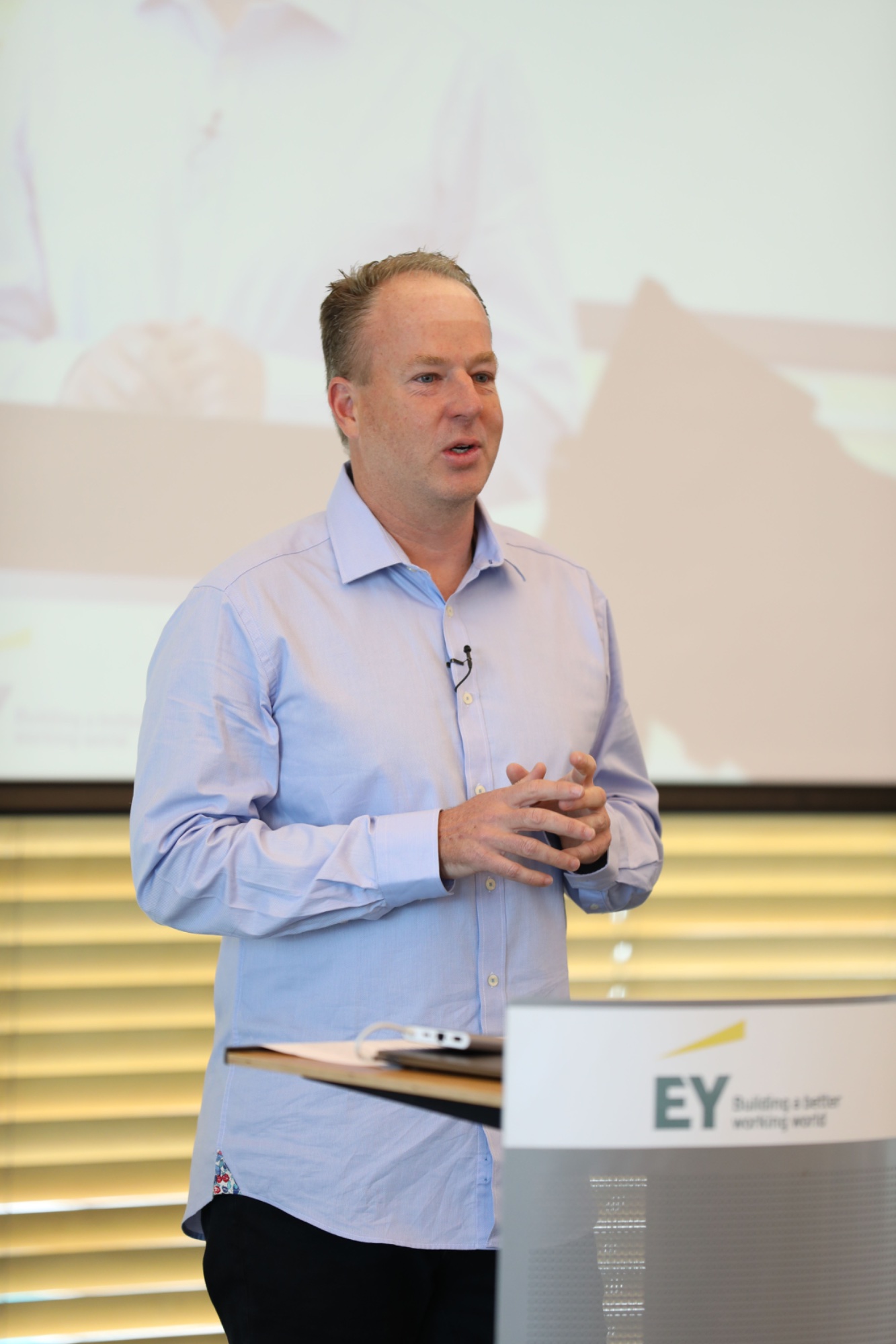 Paul presenting at EY